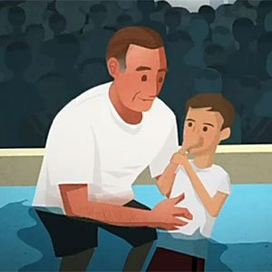 A new JW.org video depicts a young boy being baptized