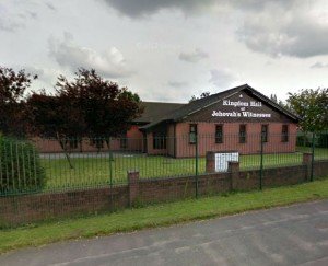 A Google Earth image of the kingdom hall shared by New Moston and Failsworth congregations in Manchester