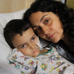 Ashya King with his mother, Naghemeh King, before he was taken