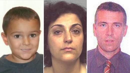 Ashya (left) and his parents Naghemeh (center) and Brett (right)