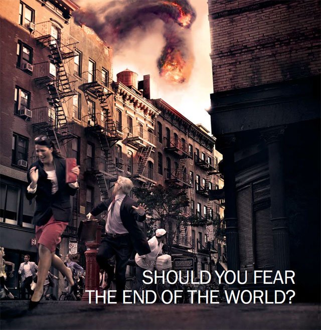 A similarly apocalyptic image from the January 2013 Watchtower