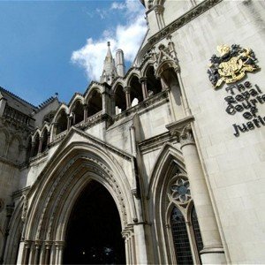 The High Court in London where a potentially landmark child abuse case has been heard
