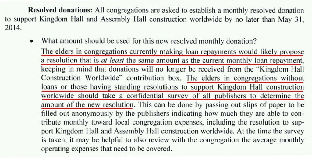 Extract from the 3-page postscript to the March 29 letter to elders, NOT to be read out to ordinary publishers