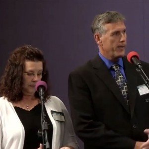 In a video clip from the 2015 convention series, Robert and Brenda Sutton are praised for shunning their child